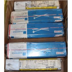 5 BOXES OF WELDING ROD, 3 BOXES OF 7018 AND
