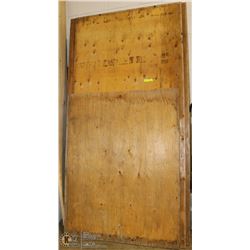 10 1/2 SHEETS OF 3/4" SHEATHING PLYWOOD