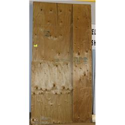 5 1/2 SHEETS OF 3/8" PRESSURE TREATED PLYWOOD