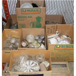 PALLET OF ESTATE GLASSWARE