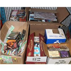 PALLET OF DVDS, VHS, DISNEY VHS ETC