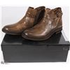 Image 1 : NEW CAMEL COLOR COWBOY STYLE BROWN BOOTS SIZE 39
