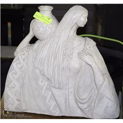 MEXICAN CERAMIC LADY POTTERY SCULPTURE