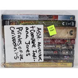 BUNDLE OF ASSORTED INDIANA JONES AND PIRATES