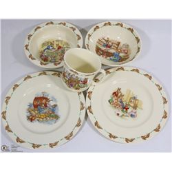 BUNNYKINS PLACE SETTING
