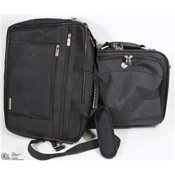 PAIR OF LAPTOP BAGS INCL DELL  AND SAMSONITE