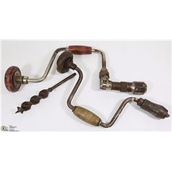 VICTOR AND MANN VINTAGE HAND DRILLS
