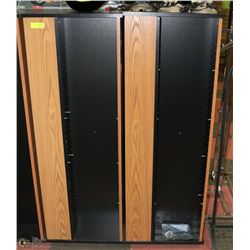 PAIR OF CD STORAGE CABINETS