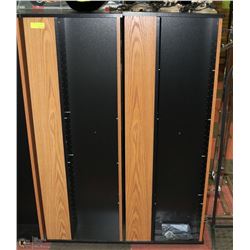 PAIR OF CD STORAGE CABINETS