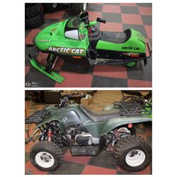 FEATURED ITEMS - MINI ARTIC CAT SNOWMOBILE AND PATHFINDER