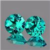 Natural Paraiba Green Blue Apatite Pair 4.70  MM {VVS}