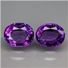 Image 1 : Natural Amethyst Pair 20.21 Carats - VVS