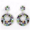 Image 1 : Natural Multi Gemstone EarRing