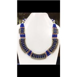 Tibet Natural Stone Tribal Queen Royal Necklace