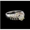 Image 1 : 2.21 ctw Diamond Ring - 18KT White Gold