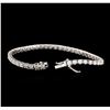 Image 3 : 14KT White Gold 6.05 ctw Diamond Tennis Bracelet