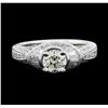 Image 2 : 1.83 ctw Diamond Ring - 18KT White Gold