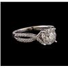1.05 ctw Diamond Ring - 14KT White Gold