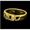 Image 1 : 0.10 ctw Diamond Ring - 18KT Yellow Gold