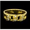 Image 2 : 0.10 ctw Diamond Ring - 18KT Yellow Gold