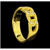 Image 4 : 0.10 ctw Diamond Ring - 18KT Yellow Gold