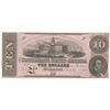 Image 1 : 1862 $10 The Confederate States of America Note T-52 CC