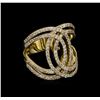 Image 1 : 1.27 ctw Diamond Ring - 14KT Yellow Gold