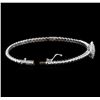 Image 3 : 0.60 ctw Diamond Bracelet - 14KT White Gold