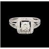 Image 2 : 1.58 ctw Diamond Ring - 18KT White Gold