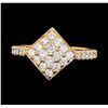 Image 2 : 1.00 ctw Diamond Ring - 14KT Rose Gold