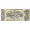 Image 1 : 1863 $10 The Confederate States of America Note T-59 CC