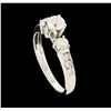 Image 4 : 0.98 ctw Diamond Ring - 14KT White Gold