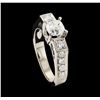 Image 4 : 1.54 ctw Diamond Ring - 18KT White Gold