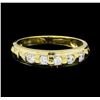 Image 2 : 0.40 ctw Cubic Zirconia Ring - 14KT Yellow Gold