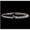 Image 2 : 14KT White Gold 1.63 ctw Diamond Bracelet