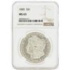 Image 1 : 1885 MS63 NGC Morgan Silver Dollar