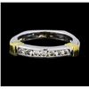 Image 2 : 0.35 ctw Diamond Ring - 14KT White and Yellow Gold