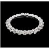 Image 3 : 0.62 ctw Diamond Eternity Ring - 14KT White Gold