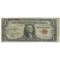1935A $1 Silver Certificate WWII Hawaii Emergency Note