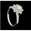Image 4 : 1.00 ctw Diamond Ring - 14KT White Gold