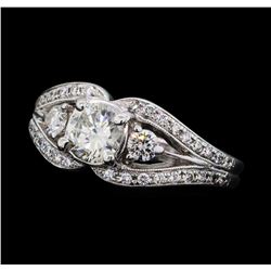 1.08 ctw Diamond Ring - 14KT White Gold