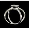 Image 2 : 1.07 ctw Diamond Ring - 18KT White Gold