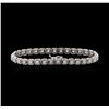 Image 2 : 2.92 ctw Diamond Tennis Bracelet - 14KT White Gold