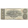 Image 1 : 1863 $10 The Confederate States of America Note T-59 CC