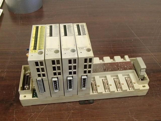 Siemens 8 Slot Terminal Rack with Modules, See Desc for Info