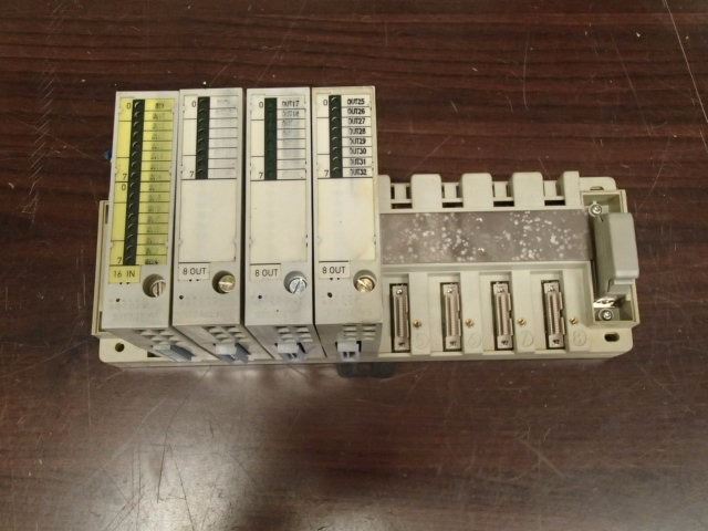 Siemens 8 Slot Terminal Rack with Modules, See Desc for Info