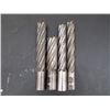 Image 2 : HSS End Mills, (2) 1", (1) 1.25", (1) 1-3/8"