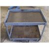 Image 2 : 2 Shelf, Metal Rolling Cart, 36" x 24" x 32"
