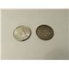 2 x 50cent Canadian Silver Coins