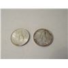 2 x 1967 SILVER 50 cent Canadian Coins